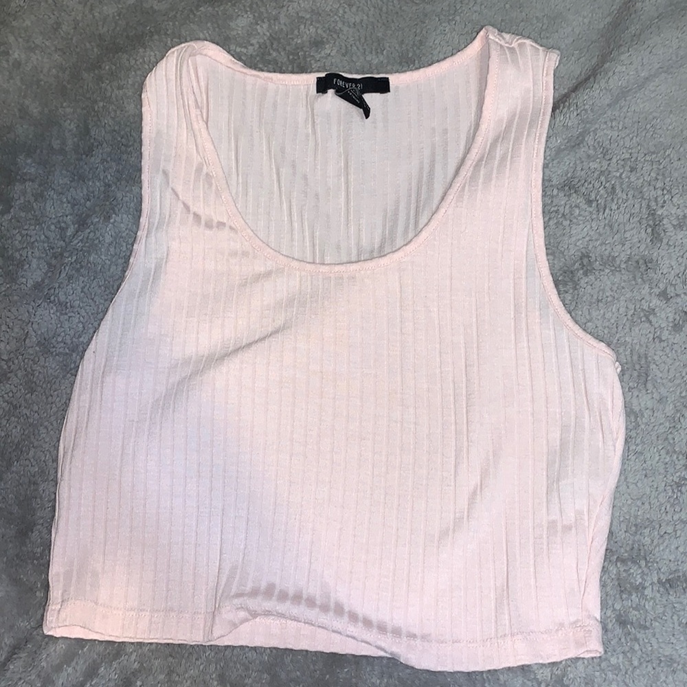 Light pink crop top